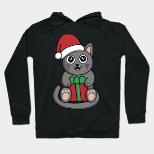 Meowy Christmas Cat Hoodie